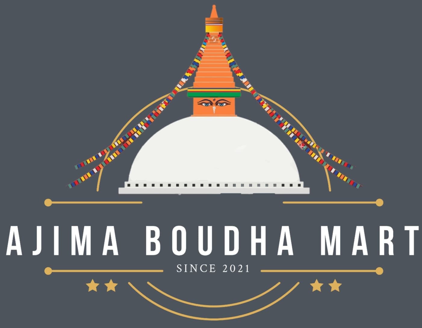 Ajima Bouddha Logo